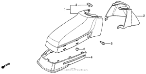 NH125 Переднее крыло