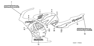 NSR50R Stripe / mark
