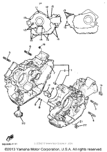 XV920MK Картер двигателя
