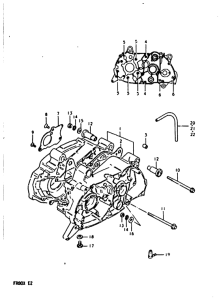 FR80 Картер двигателя