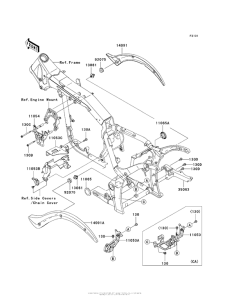 VN2000 Рама ,крепежные детали