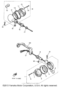 XV700CTC Поворотники