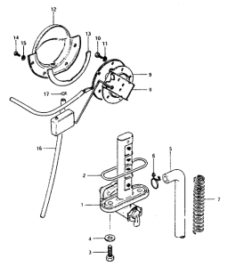 GS550 Топливный кран