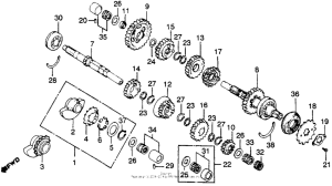 XR250 Трансмиссия
