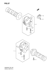 GS500 Рулевой переключатель
