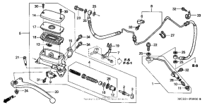 ST1300 Цилиндр сцепления