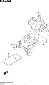 GSX-R1000 Держатель обтекателя