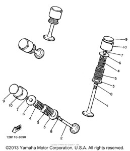 XS400J Клапана