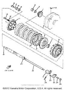 XS400RK Сцепление
