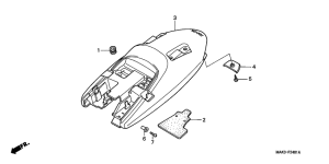 FX650 Заднее крыло