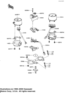 KZ650 Спидометр