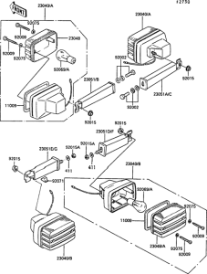 AR50 Задний фонарь