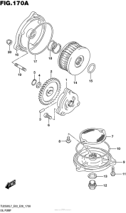 TU250 Масляный насос