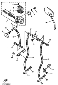 VMX12U Передний тормозной цилиндр