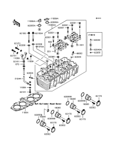 ZR400 Головка цилиндров