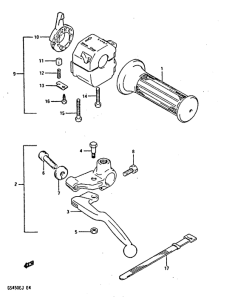 GS450 Left handle switch