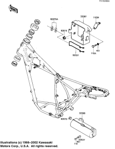 KL250 Battery case / tool case