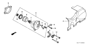 CBX750P2 Clutch slave cylinder
