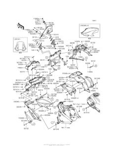 KLE650 Обтекатели