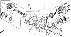VF750C Дифференциал