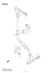 GSX-R250 Передние тормозные трубки