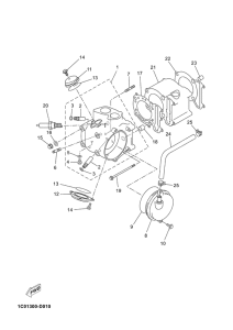 YP250R Цилиндры