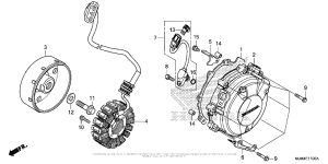 VFR800F Генератор