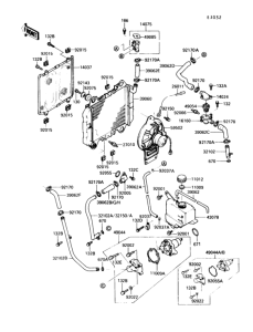 EX250 Radiator(1 / 2)(ja004010-ka005001)