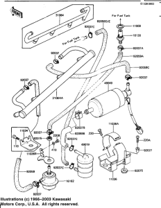 KZ1100 Топливный насос
