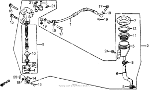 CBX Задний тормозной цилиндр