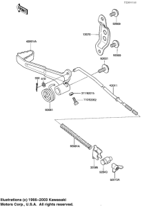  Педаль тормоза