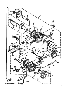 XV535S XV535SK Carburetor assy