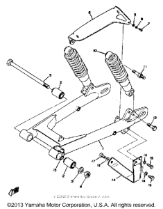 CT2 Rear arm rear cushion chain case