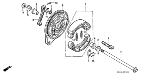 NV400 Задний тормоз