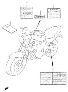 GSF1200S (ABS) Honda mark
