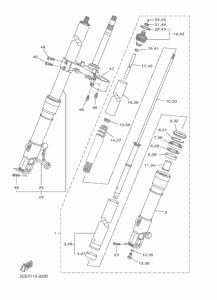 VMX17 Передняя вилка