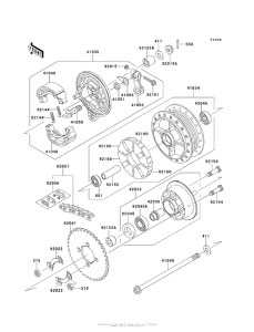AN112 Rear Hub (Rcf)