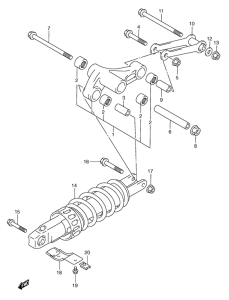 AN250 Втулки заднего рычага