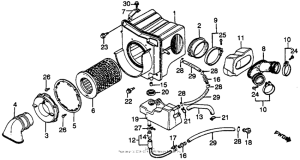 GL650I Воздушный фильтр
