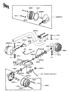 KZ440 Поворотники