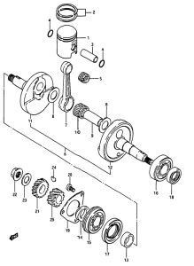 RG50 Вал коленчатый