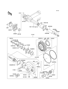 ZL600 Drive shaft / final gear(1 / 2)