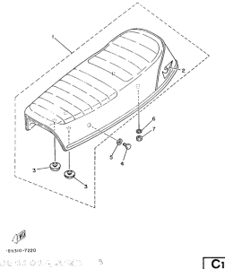 YB100 Сиденье