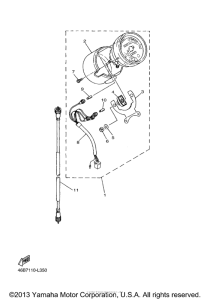 XV250ER Приборы