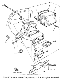 XJ750MK Фонарь