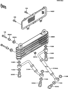 ZX900 Масляный картер