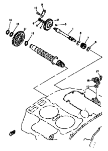 XS500 Тахометр