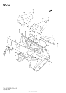 AN650 (ABS) Front Box (An650A L2 E28)