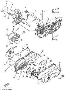 YE80 Картер двигателя