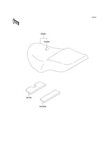 ER500 Сиденье